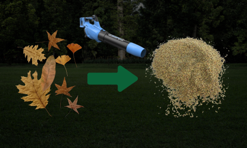 GreenWind PW250 in azione - Modalità aspiratore